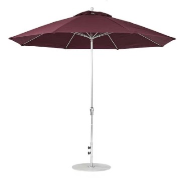 11 ft. Octagonal Crank Market Umbrella - Fiberglass Ribs