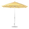 11 ft. Octagonal Crank Market Umbrella - Fiberglass Ribs