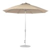 11 ft. Octagonal Crank Market Umbrella - Fiberglass Ribs