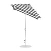 6.5 ft. Square Auto Tilt Crank Market Umbrella - Fiberglass Ribs