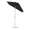 6.5 ft. Square Auto Tilt Crank Market Umbrella - Fiberglass Ribs