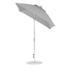6.5 ft. Square Auto Tilt Crank Market Umbrella - Fiberglass Ribs