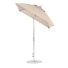 6.5 ft. Square Auto Tilt Crank Market Umbrella - Fiberglass Ribs