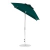 6.5 ft. Square Auto Tilt Crank Market Umbrella - Fiberglass Ribs