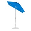 6.5 ft. Square Auto Tilt Crank Market Umbrella - Fiberglass Ribs