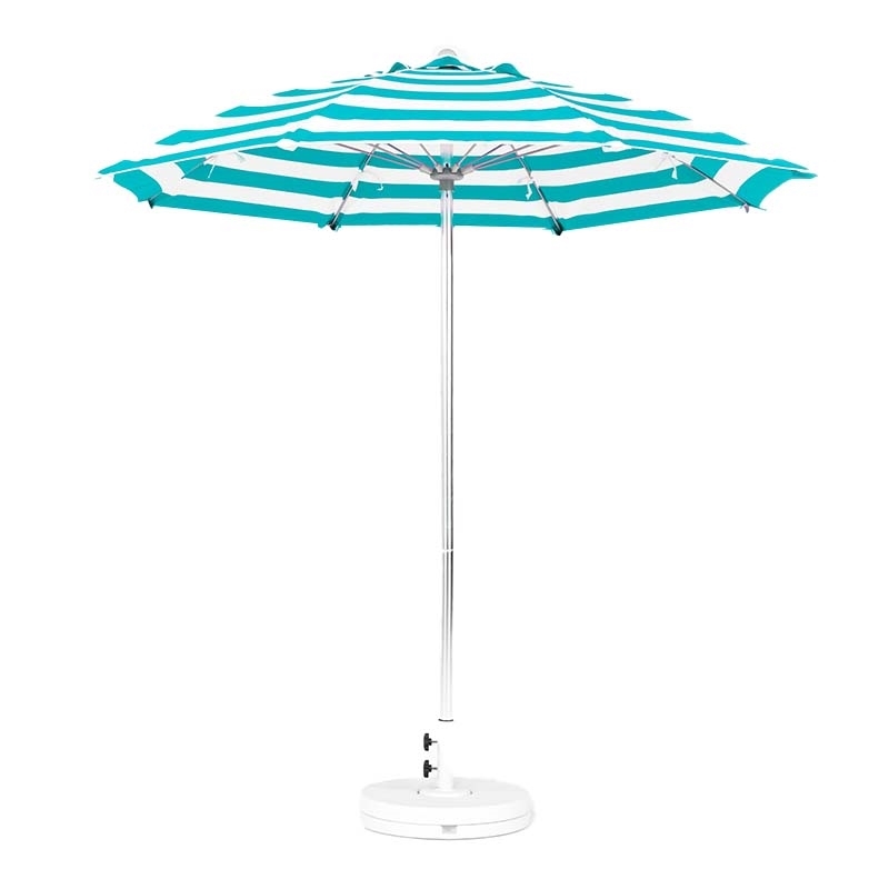 7.5 ft. Market Style Fiberglass Patio Umbrella with Marine Grade Fabric ...