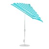 7.5 ft. Square Auto Tilt Crank Market Umbrella - Fiberglass Ribs