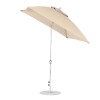 7.5 ft. Square Auto Tilt Crank Market Umbrella - Fiberglass Ribs