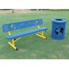 6 Ft. Dog Park Bench - Scene
