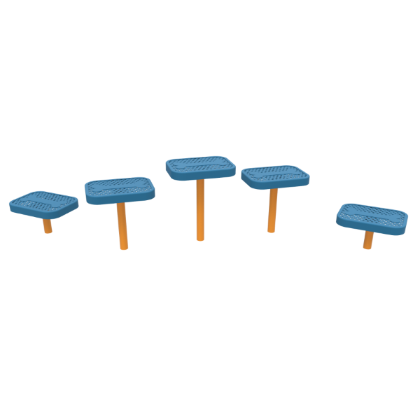 Dog Park Square Stepping Bone Pads
