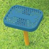 Dog Park Single Square Bone Step Pad Scene