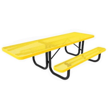 ADA RHINO 8 Foot Rectangular Thermoplastic Steel Picnic Table