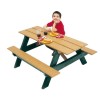 4 Ft. Children's Rectangular Recycled Plastic Picnic Table - Portable