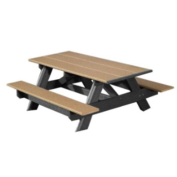 Rectangular Picnic Table 6 Foot Recycled Plastic - Portable