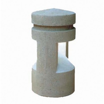 St. Pete Lighted Concrete Bollard - Surface
