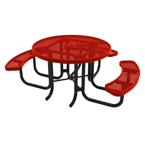 RHINO ADA Round Picnic Table for Universal Access