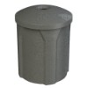 	42 Gallon Trash Can with Mushroom Lid