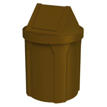 42 Gallon Trash Can with 2 Way Swing Lid