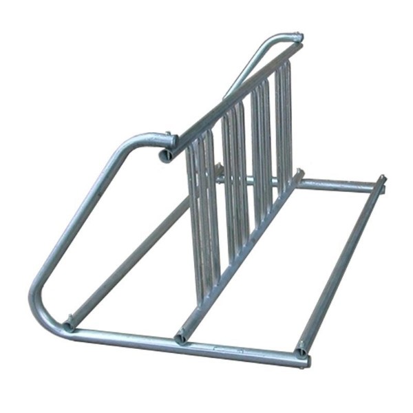 “W” Bike Rack 18 Space - 10 Foot - Galvanized
