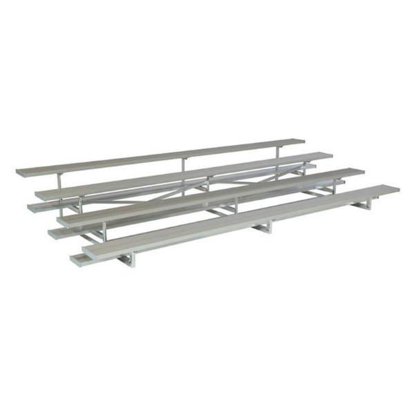 15 Foot 4 Row Aluminum Bleacher - Portable