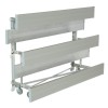15 ft. Tip and Roll 3 Row Bleachers - All Aluminum