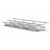 21 Ft. Low Rise 3 Row Bleachers - All Aluminum