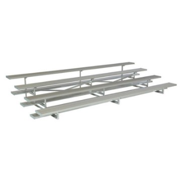 27 Foot 4 Row Aluminum Bleacher - Portable