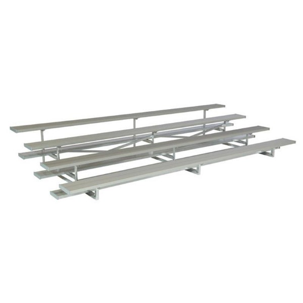 27 Foot 4 Row Aluminum Bleacher - Portable