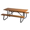 6 Ft Rectangular Recycled Plastic Picnic Table - Portable