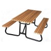 6 Ft Rectangular Recycled Plastic Picnic Table - Portable