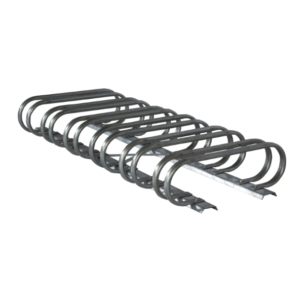 6 Space Low Profile Bike Rack - 5 Foot - Portable