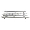 7 Ft. Low Rise 4 Row Bleachers - All Aluminum