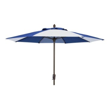 7 Ft. Octagonal Market Umbrella - Two Piece Aluminum Pole - Alternating Panels