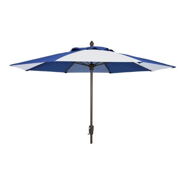7 Ft. Octagonal Market Umbrella - Two Piece Aluminum Pole - Alternating Panels