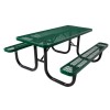 8 ft. Thermoplastic Steel Picnic Table - Perforated Style