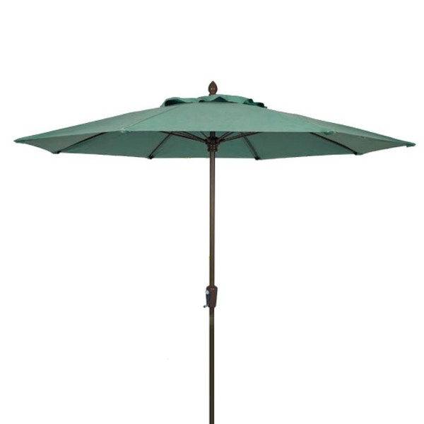 9 Ft. Market Umbrella - Two Piece Powder Coated Pole - Marine Grade Fabric