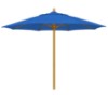 9 Ft. Octagonal Market Umbrella -Bridgewater Style - FiberTeak Pole - Marine Grade Fabric