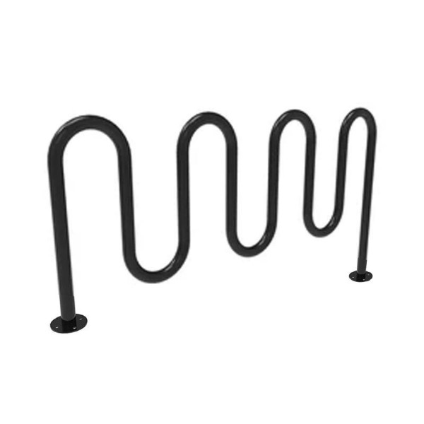 9 Space - 7 Loop Bike Rack - 1 5/8 In. Galvanized Steel - Surface Mount