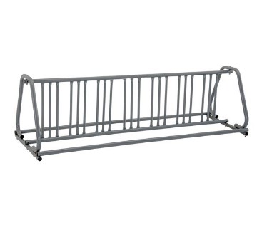 A Frame 14 Space Bike Rack - 8 Foot - Galvanized Steel - Portable