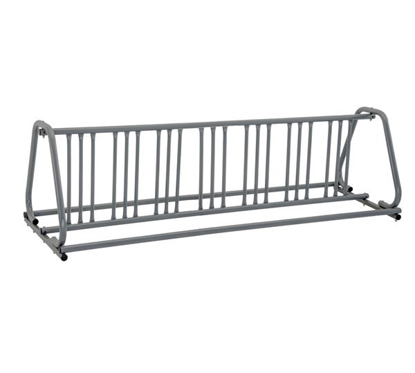 A Frame 14 Space Bike Rack - 8 Foot - Galvanized Steel - Portable
