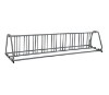 A Frame 18 Space Bike Rack - 10 Foot - Galvanized Steel - Portable