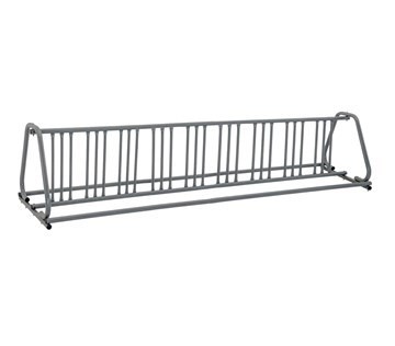 A Frame 18 Space Bike Rack - 10 Foot - Galvanized Steel - Portable