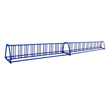  A Frame 36 Space Bike Rack - 20 Foot - Galvanized Steel - Portable