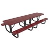 Perforated Metal Thermoplastic Picnic Table