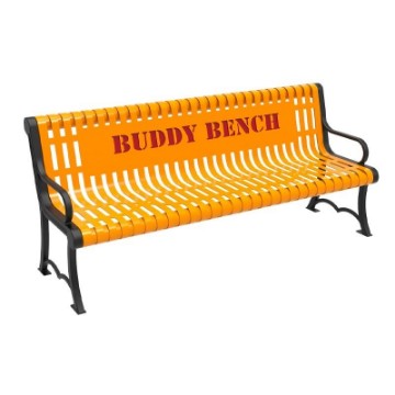 ELITE Series 4 Foot Contour Thermoplastic Buddy Bench