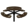 Elite Series Round Picnic Tables Pedestal Inground Mount