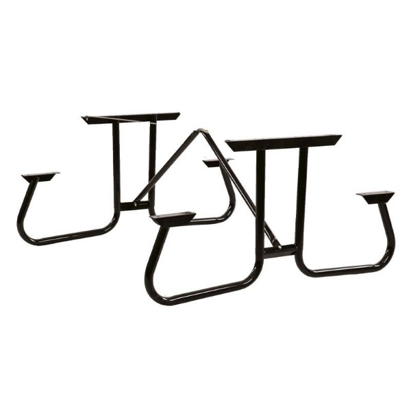 Frame Kit For 6 Ft Picnic Table - Welded 1 5/8" Galvanized Steel - Portable