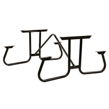 Frame Kit For 8 Ft Picnic Table - Welded 1 5/8" Galvanized Steel - Portable