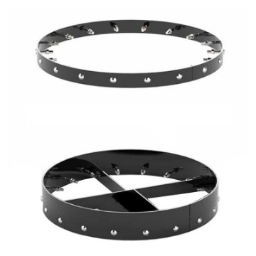 Frame Only For 32 Gallon Trash Can - Inground Mount