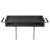 Group Park BBQ Grill With 860 Sq. Inch Cooking Surface - Pedestal Inground Mount